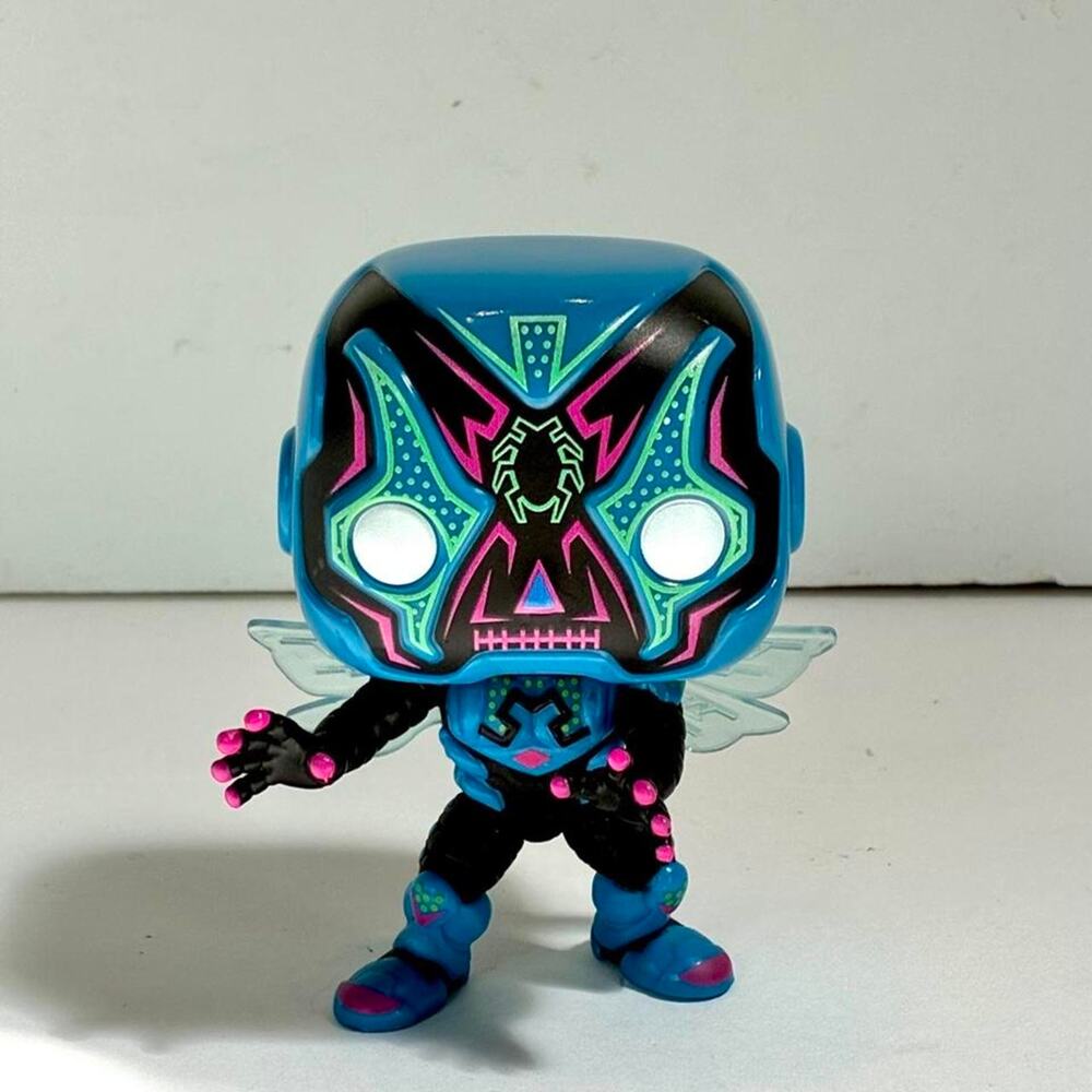 Funko Pop Dc Comics Dia De Los Muertos Blue Beetle 410